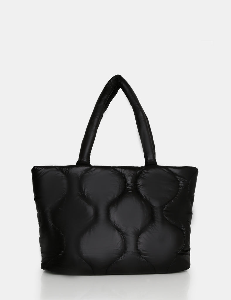 Buy Victoria's Secret Black Lily Whipstitch Tote Bag from the