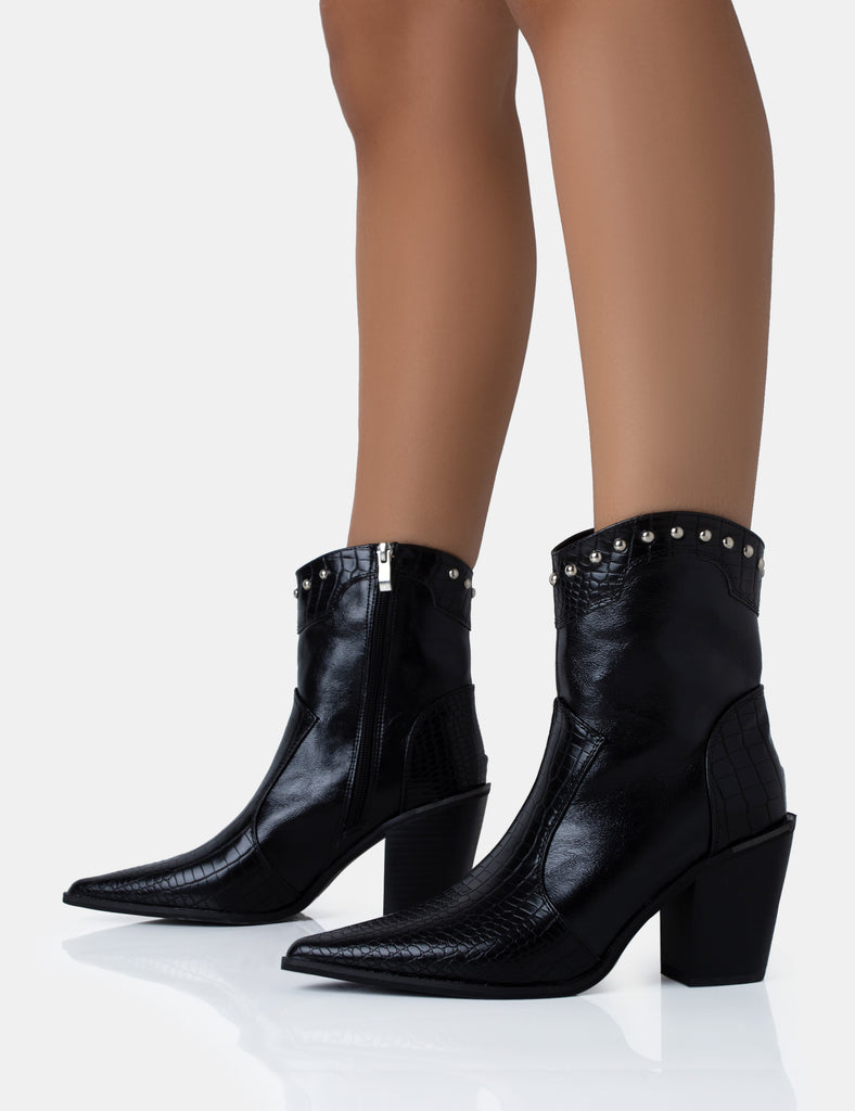 Studded on sale shoe boots