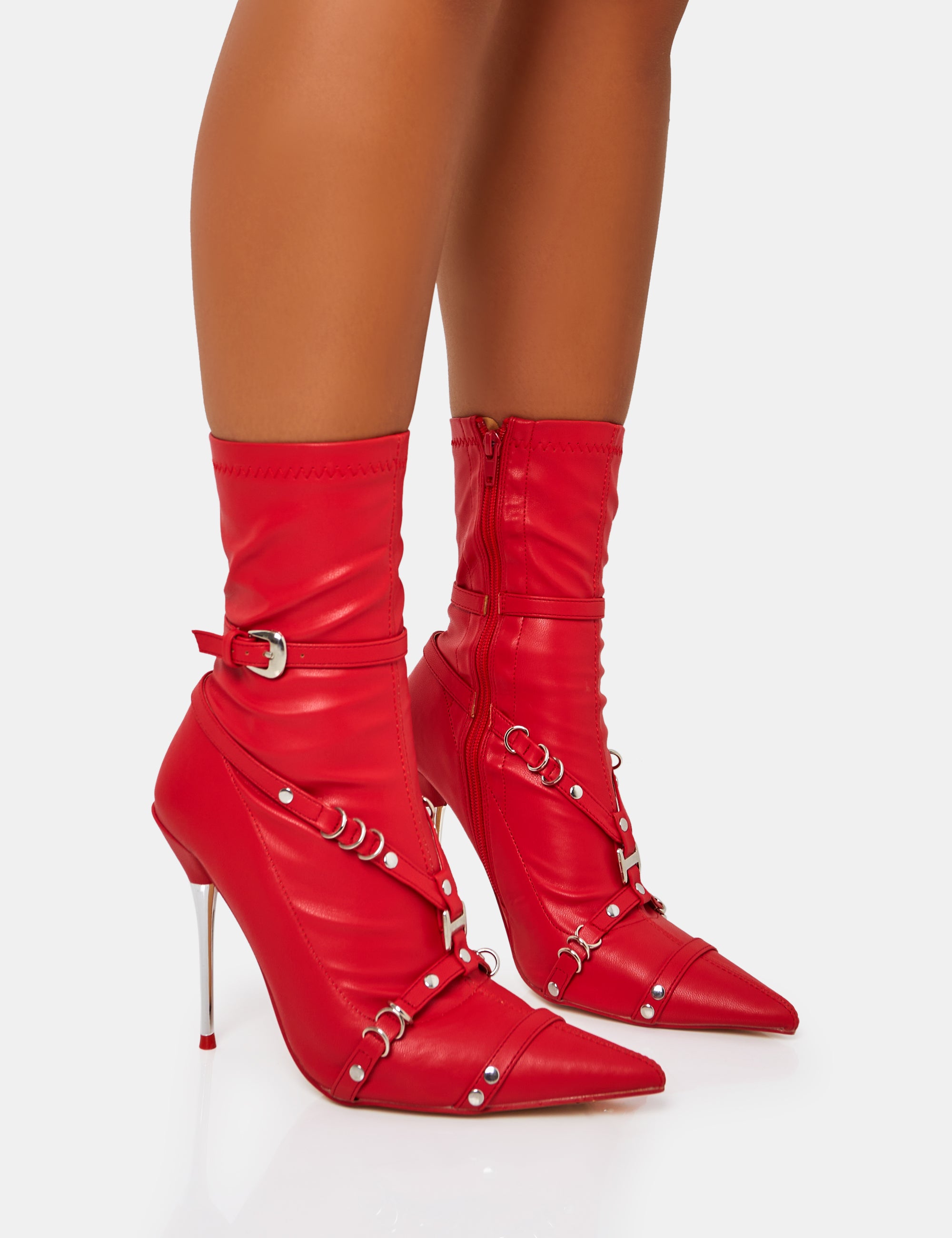 Public desire clearance red boots