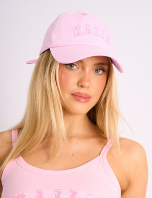 Kaiia Logo Cap Baby Pink