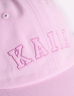 Kaiia Logo Cap Baby Pink