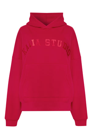 Kaiia Studio Oversized Hoodie Red