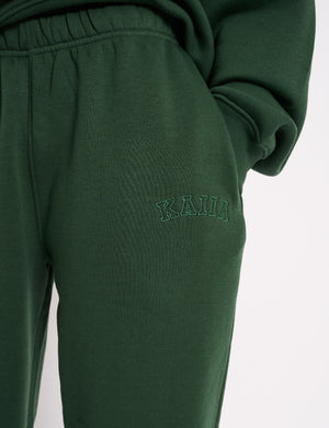 Kaiia Cuffed Joggers Forest Green