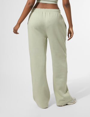 Kaiia KTL Logo Wide Leg Joggers Sage