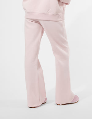 Kaiia Logo Wide Leg Joggers Pink Chai