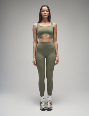 Kaiia Sculpt Leggings Khaki