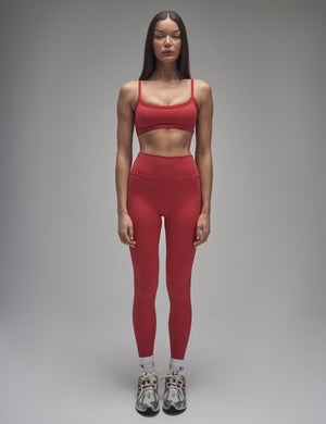 Kaiia Sculpt Leggings Red