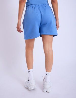 Kaiia Studio Bubble Logo Sweat Shorts Blue