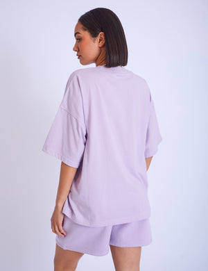 Kaiia Oversized T-shirt Lilac