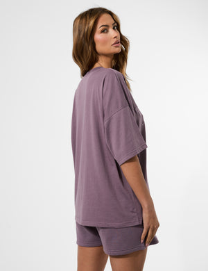 Kaiia Sport Oversized T-shirt Elderberry