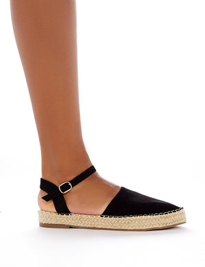 Mendes Espadrille Sandals in Black