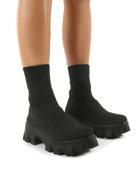 Chunky sock clearance boots