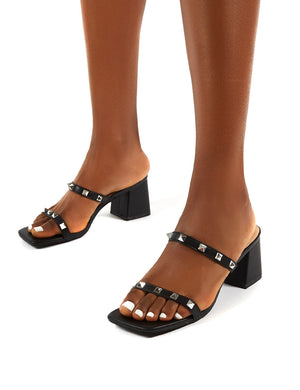 Studded on sale mule slides