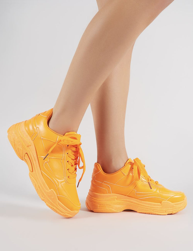 Orange deals chunky trainers