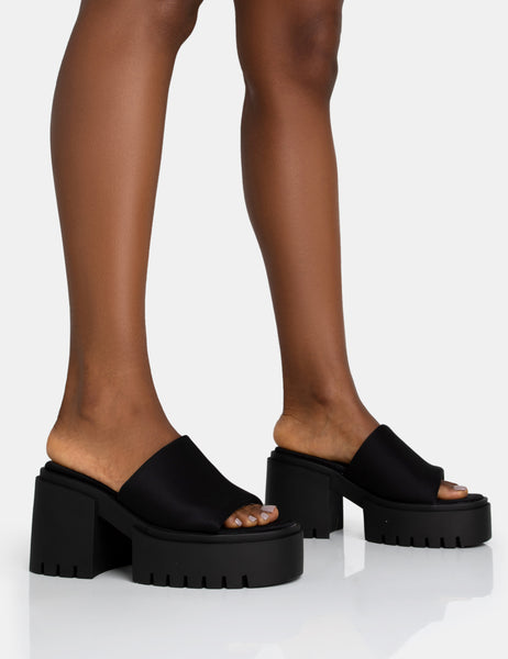 Chunky discount mule sandals