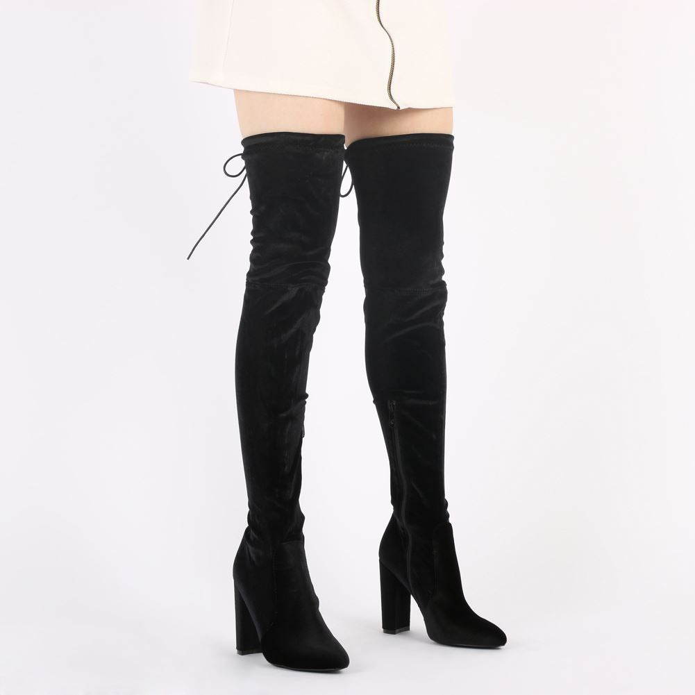 Public desire over the knee boots hotsell