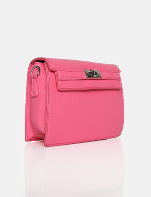 The Devlin Bright Pink PU Mini Bag