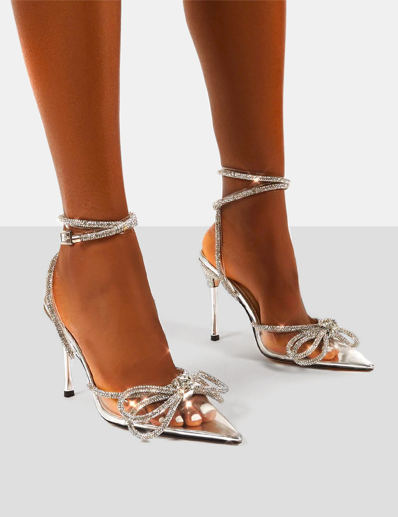 Public desire shop clear strap heels