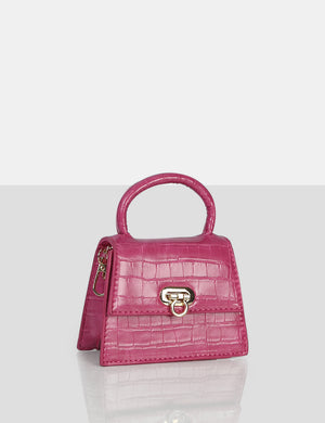 The Lilly Fuchsia Textured Mini Bag