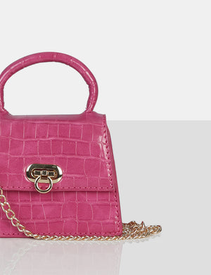 The Lilly Fuchsia Textured Mini Bag