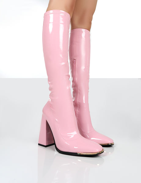 Pink 2024 perspex boots