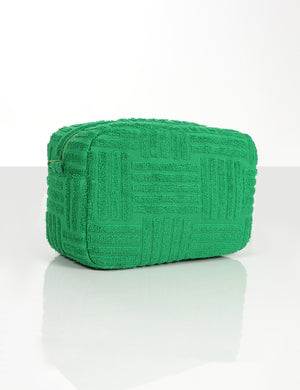 Self Love Green Towelling Wash Bag