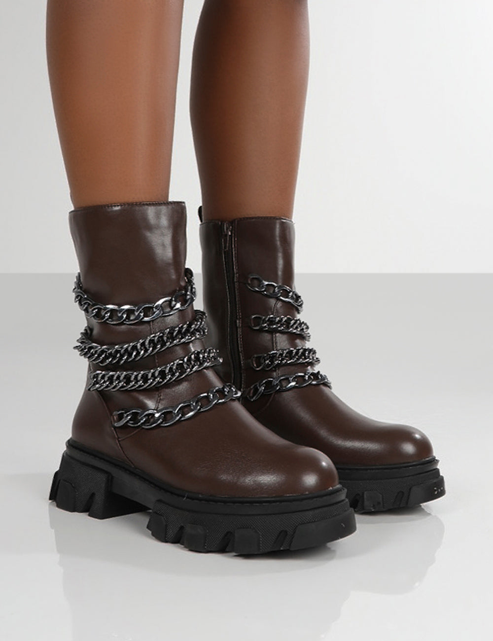 Chain hotsell ankle boots