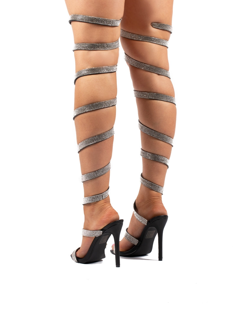 Diamond thigh high on sale heels